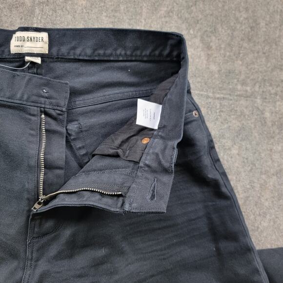 Todd Snyder Slim Fit Garment Dyed Stretch Jeans size 30x32 Charcoal Grey *Read* - Picture 10 of 12